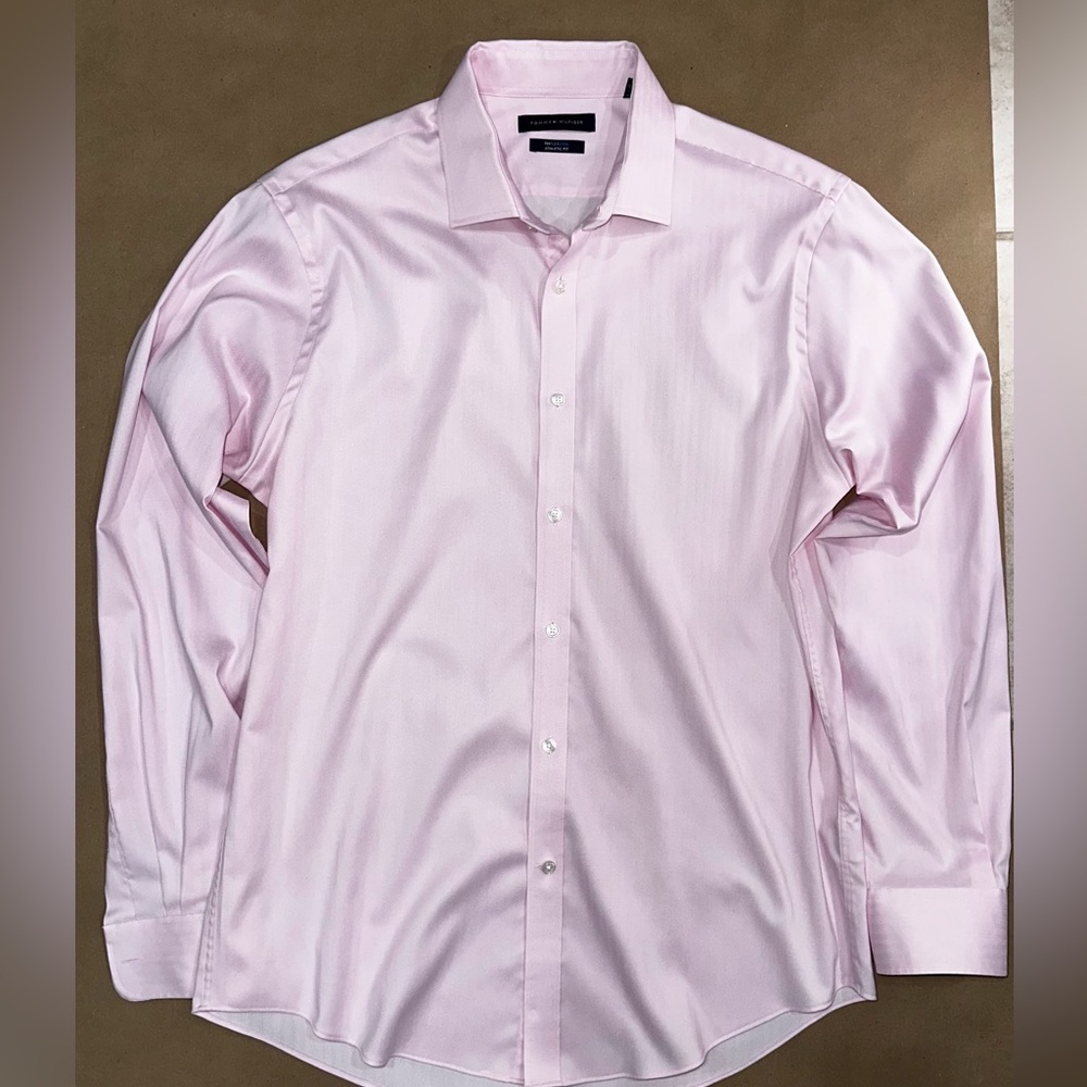 Tommy Hilfiger THFlexCool Athletic Fit Dress Shirt – Size 16 / 34-35